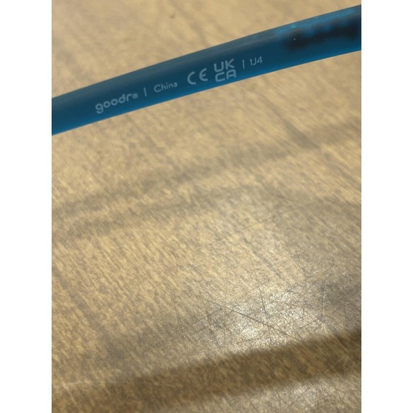 Goodr Circle G Sunglasses Mens Blue Round Frame Purple Tinted Reflective - Picture 3 of 5